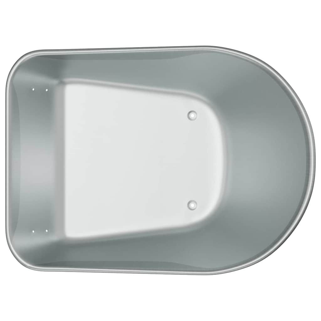 vidaXL Zastąpienie tacy widlaka Srebrny 90 x 63 x 28 cm Stal