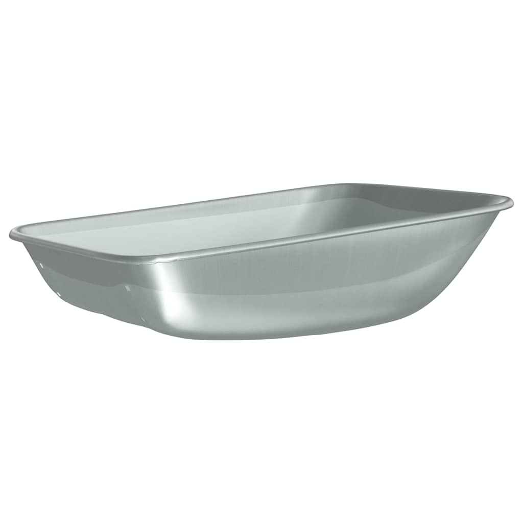 vidaXL Zastąpienie tacy widlaka Srebrny 80 x 60 x 25 cm Stal