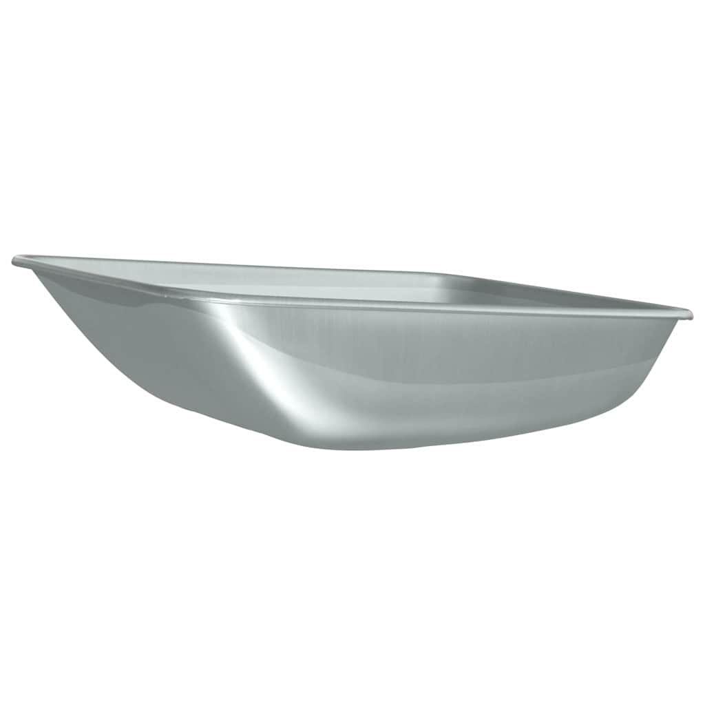 vidaXL Zastąpienie tacy widlaka Srebrny 80 x 60 x 25 cm Stal