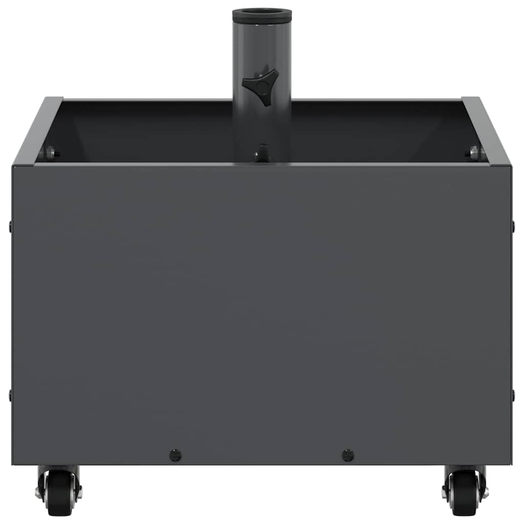 vidaXL Podstawa do parasola Antracyt 45 x 45 x 45 cm Stal