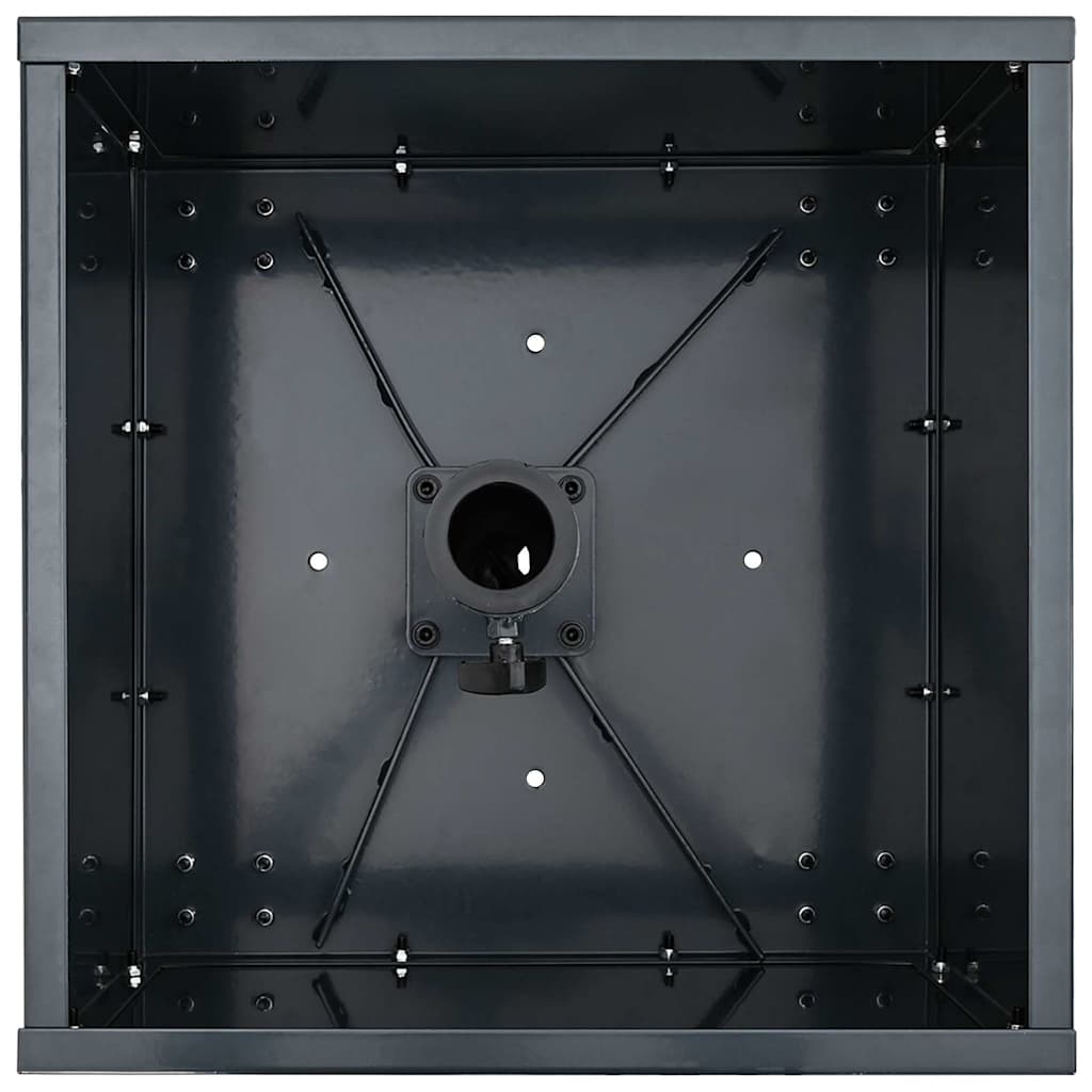 vidaXL Podstawa do parasola Antracyt 45 x 45 x 45 cm Stal