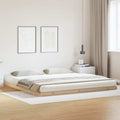 vidaXL Stelaż łóżkowy Naturalny 180 x 220 cm Lite drewno sosnowe