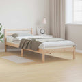 vidaXL Ramka łóżka Brązowy 225,5 x 95,5 x 69,5 cm Lite drewno sosnowe