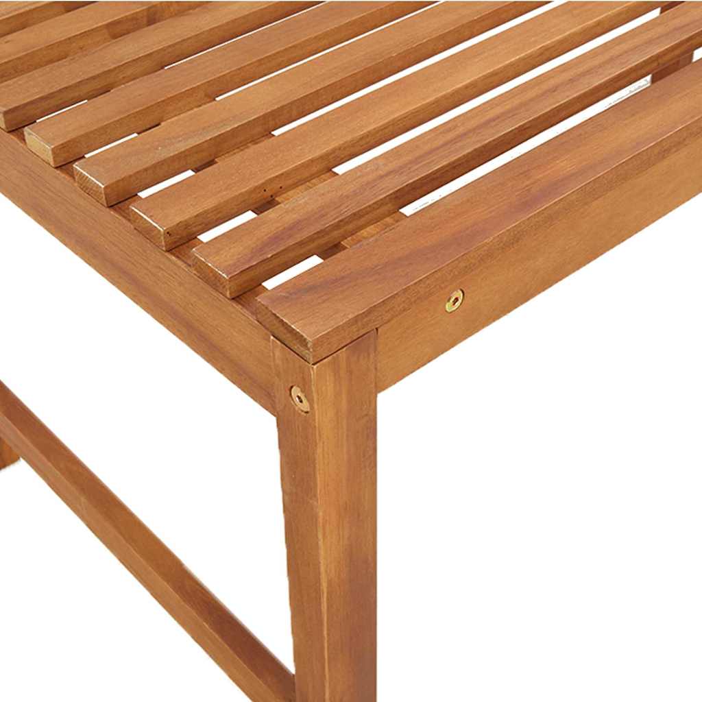 vidaXL Zestaw Ławka Ogrodowa 5 pcs Brązowy Lite Drewno Akacji