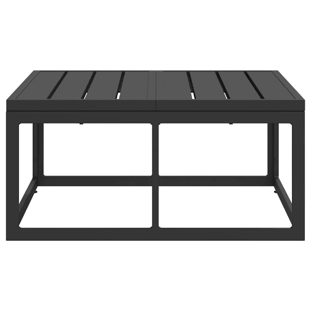 vidaXL Meble Ogrodowe Czarny 70 x 70 x32 cm Metal