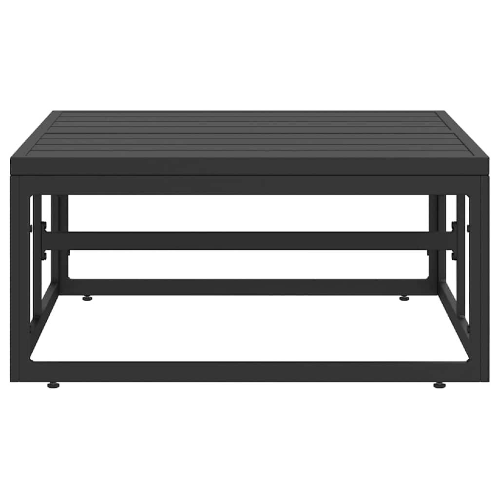 vidaXL Meble Ogrodowe Czarny 70 x 70 x32 cm Metal
