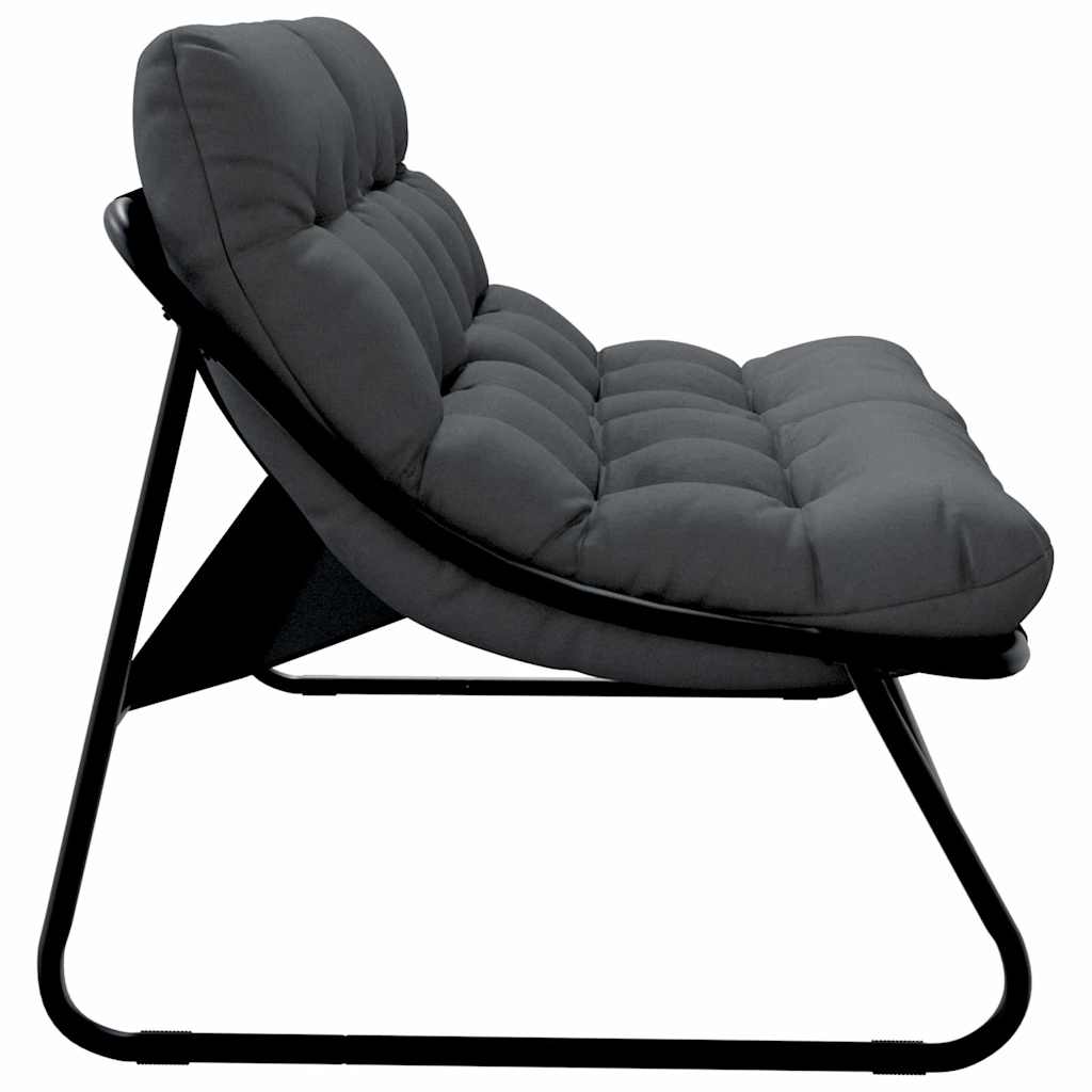vidaXL Meble ogrodowe Czarny 110 x 81 x 71 cm Stal malowana proszkowo