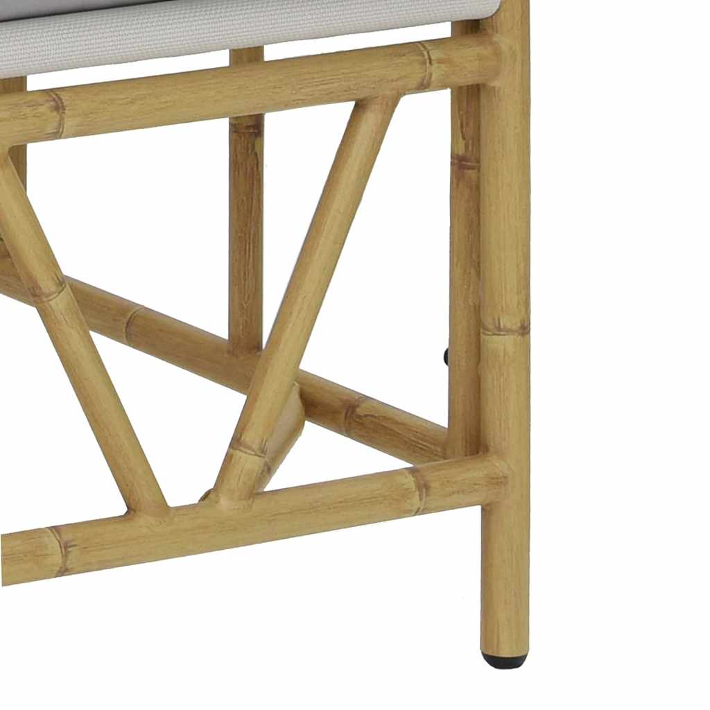 vidaXL Siedziska na zewnątrz z poduszką 2 pcs Jasnoszary Stal