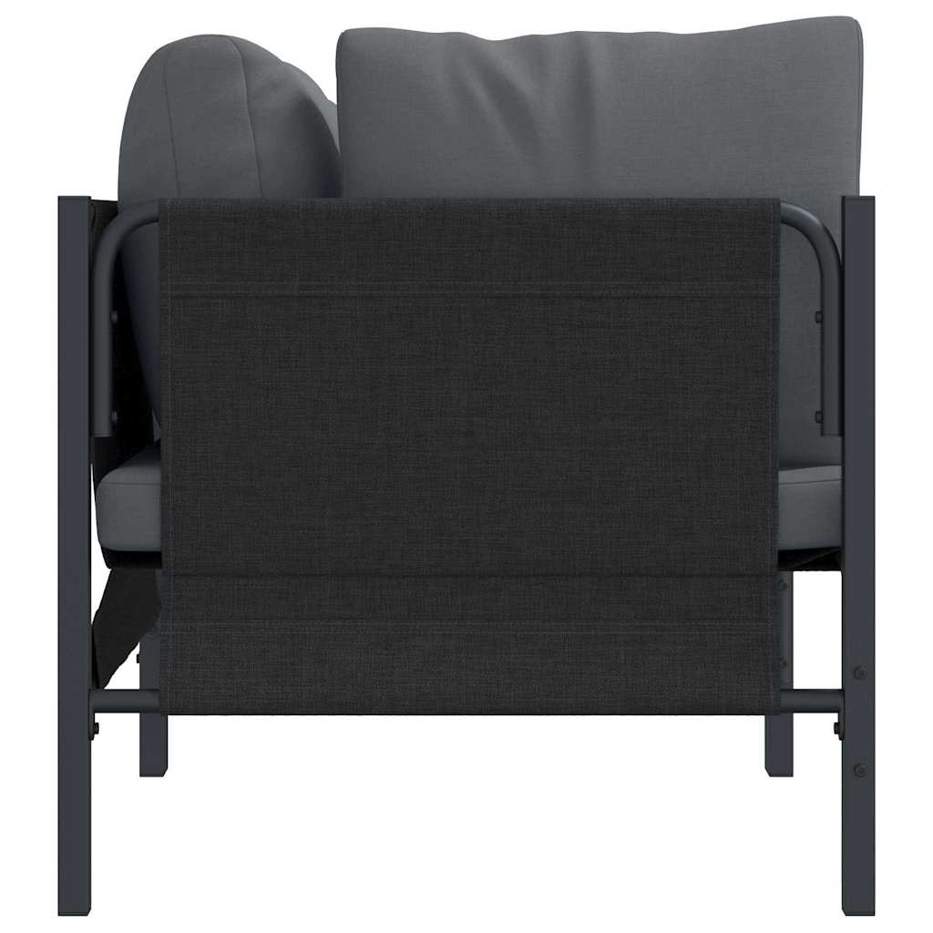 vidaXL Meble Ogrodowe 2 Sztuka Antracyt 80 x 80 x 71 cm Stal