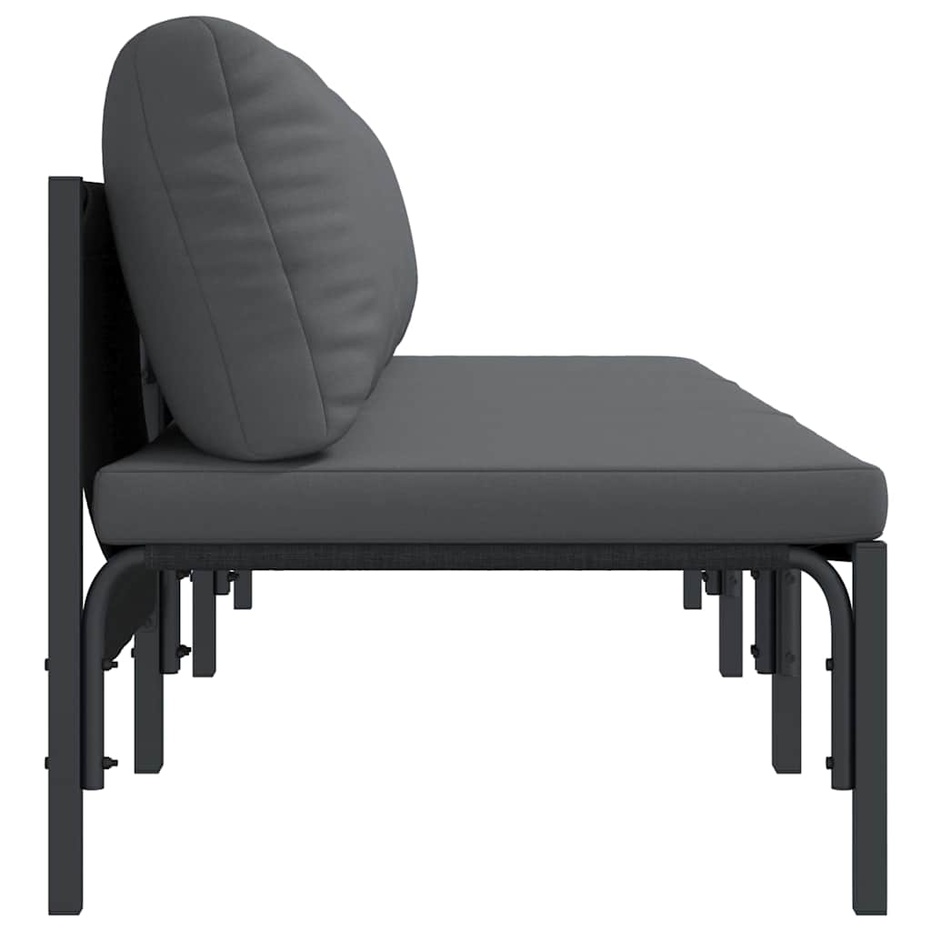 vidaXL Meble Ogrodowe 3 Sztuka Antracyt 80 x 80 x 71 cm Stal