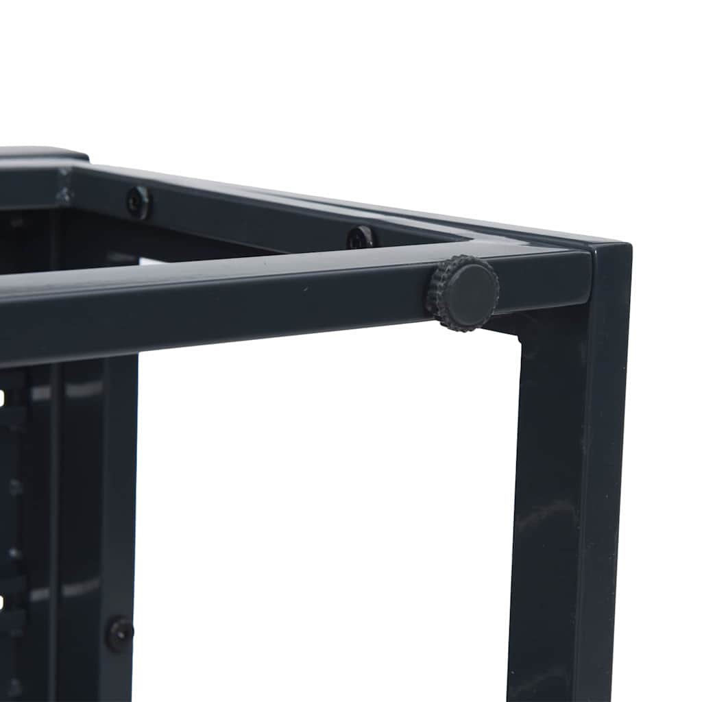 vidaXL Meble Ogrodowe Antracyt 70 x 70,5 x 32 cm Stal