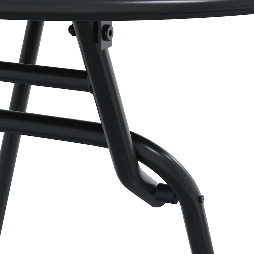 vidaXL Zestaw Bistro Ogrodowego 3 pcs Antracyt Stal