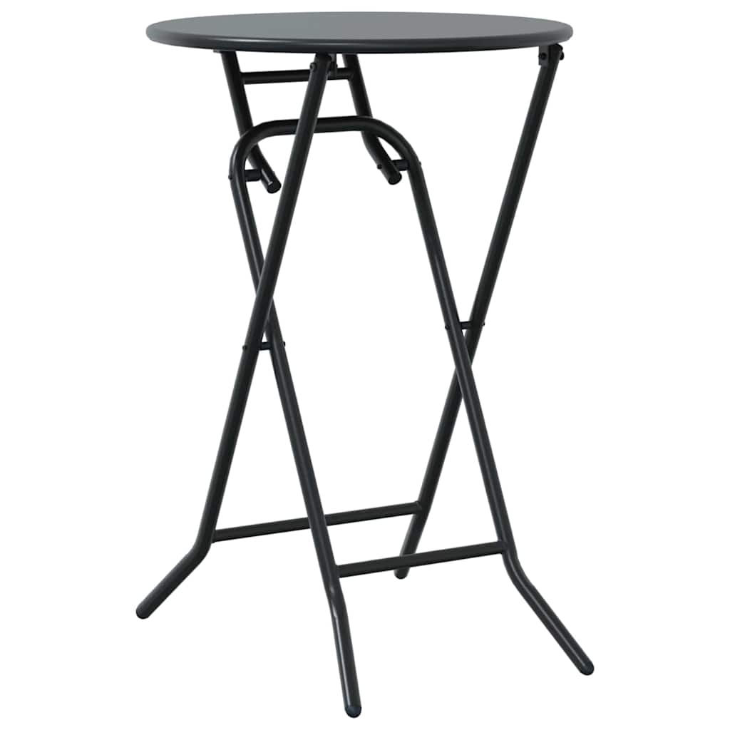 vidaXL Zestaw Bistro Ogrodowego 3 pcs Antracyt Stal
