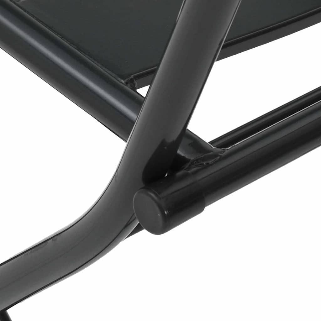vidaXL Zestaw Bistro Ogrodowego 3 pcs Antracyt Stal