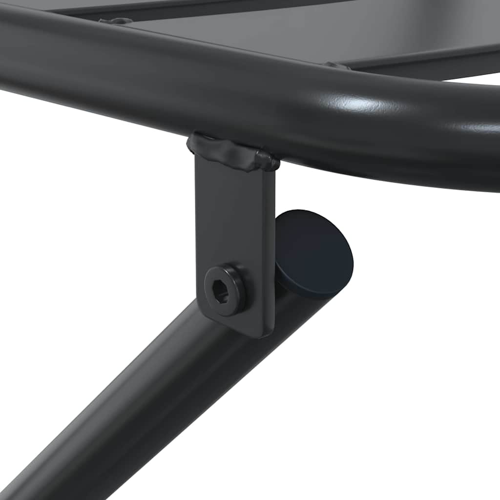vidaXL Zestaw Bistro Ogrodowego 3 pcs Antracyt Stal