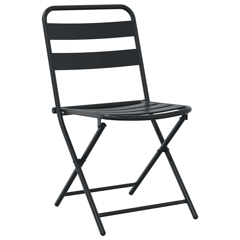 vidaXL Zestaw Bistro Ogrodowego 3 pcs Antracyt Stal