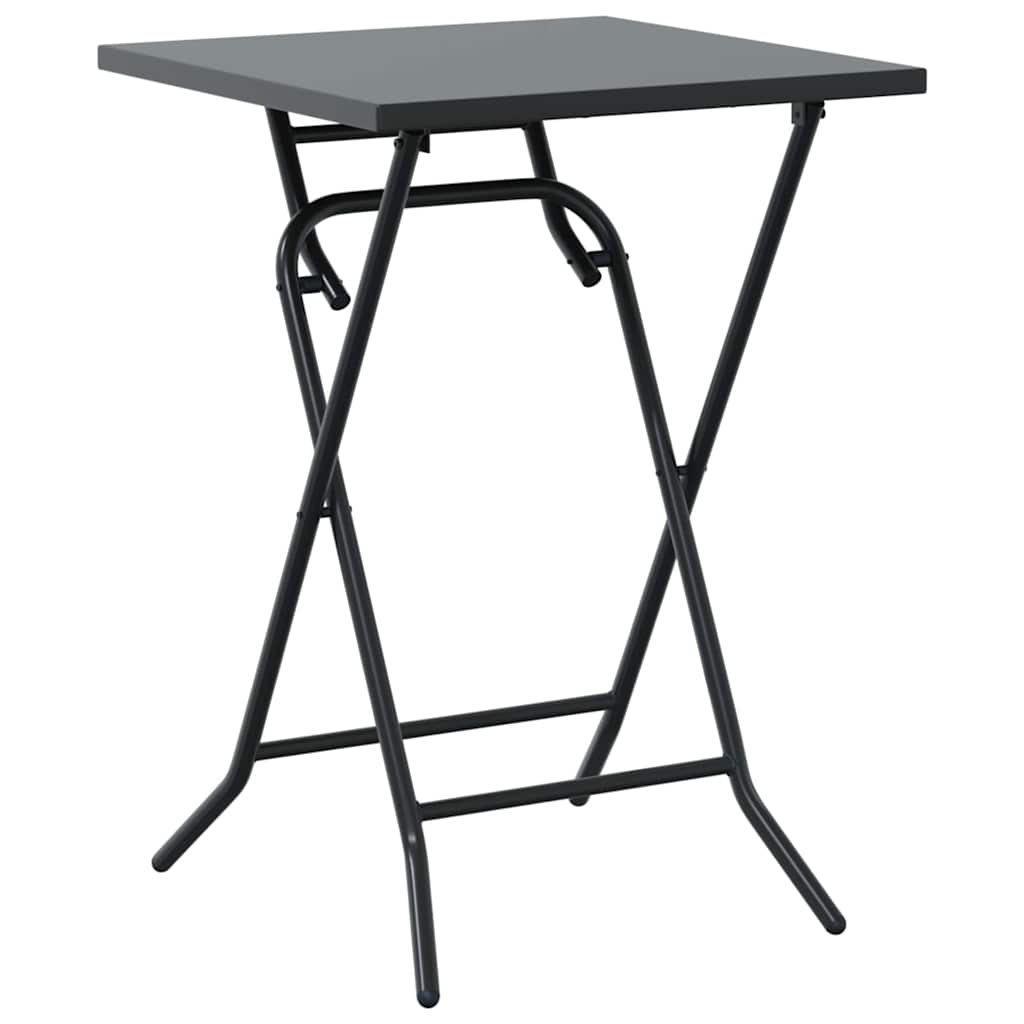 vidaXL Zestaw Bistro Ogrodowego 3 pcs Antracyt Stal