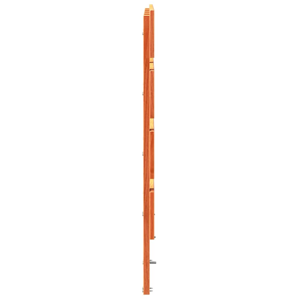 vidaXL Zagłówek Brązowy 140,5 x 3 x 80 cm Lite drewno sosnowe