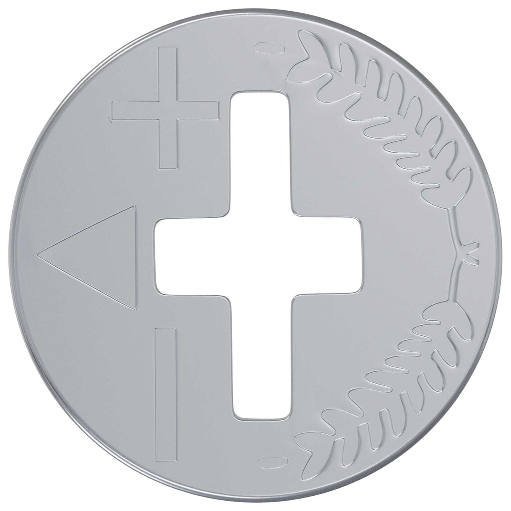 vidaXL Nakładki z zamkiem motylkowym 8372 pcs Srebrny Metal