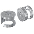 vidaXL Nakładki z zamkiem motylkowym 2 pcs Srebrny 15 x 11,5 mm Metal
