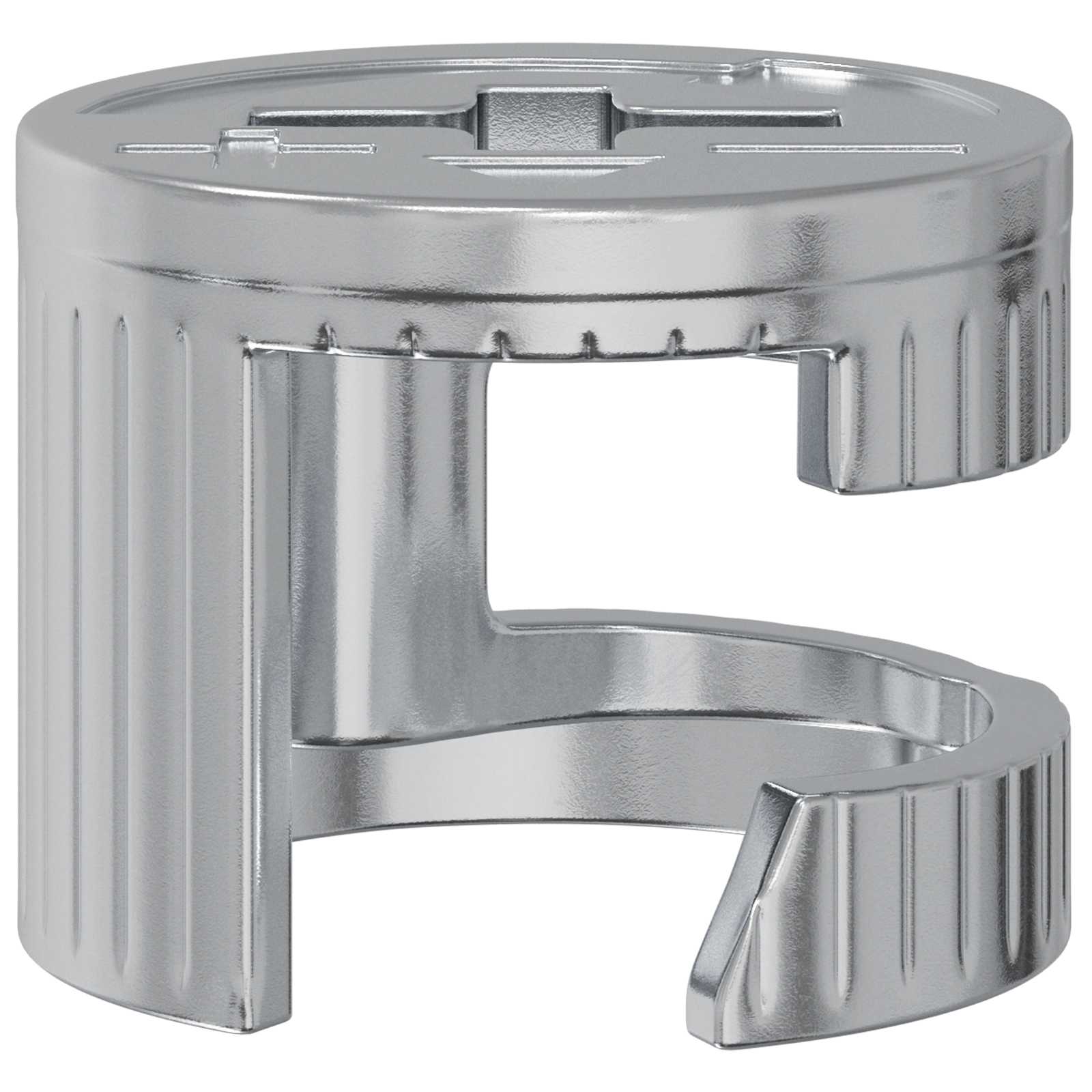 vidaXL Nakładki z zamkiem motylkowym 2 pcs Srebrny 15 x 11,5 mm Metal