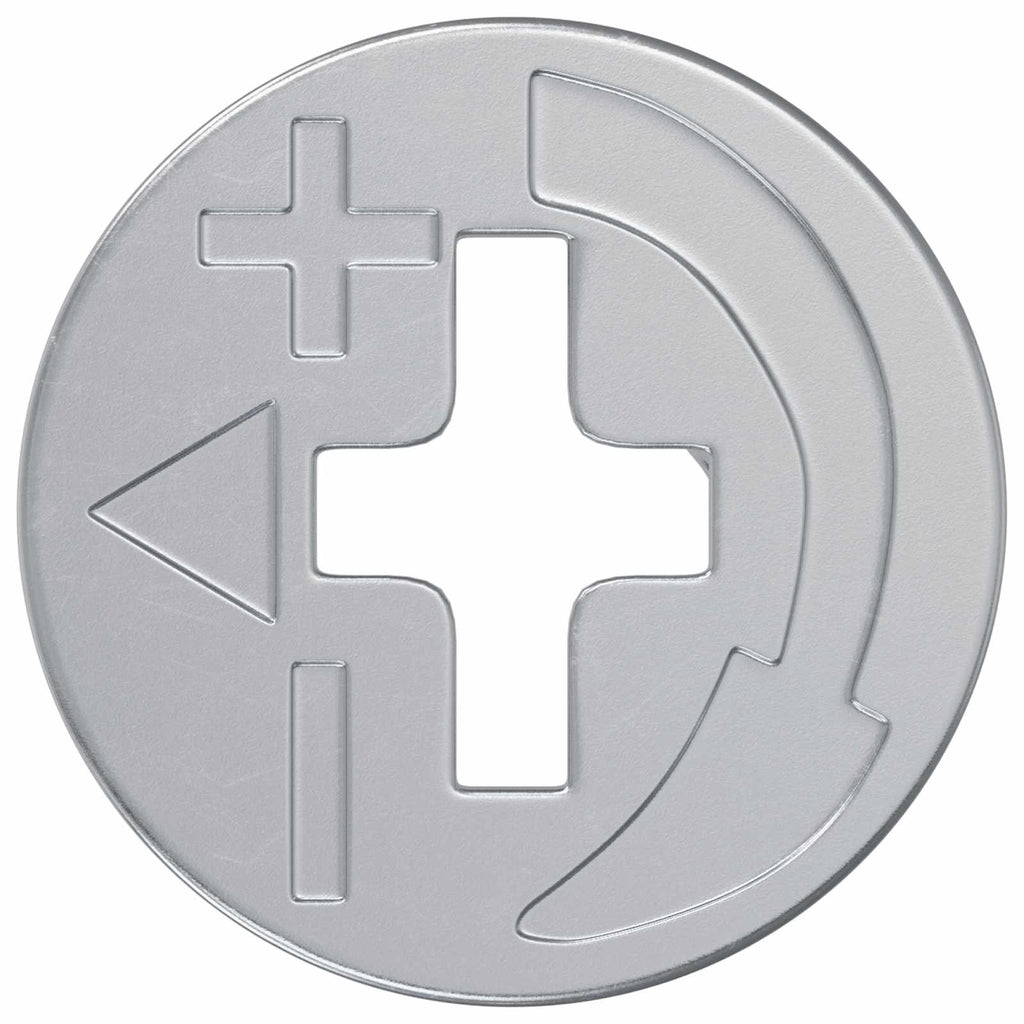 vidaXL Nakładki z zamkiem motylkowym 4000 pcs Srebrny Metal