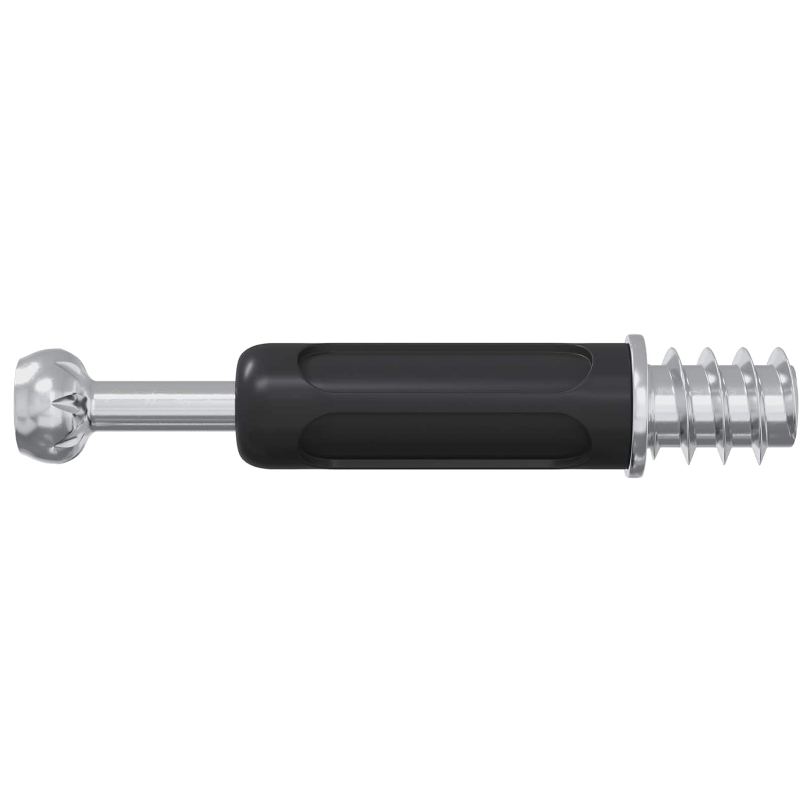 vidaXL Śruba zamka krzywkowego 12 pcs Srebrny i czarny M6 x 40 mm