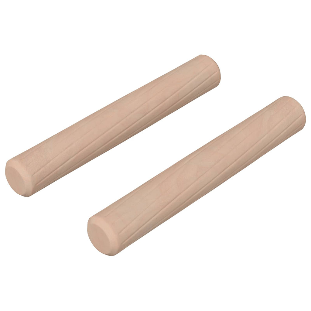 vidaXL Drewniane kołki 2 pcs Naturalny Ø 6 x 40 mm Drewno solidne