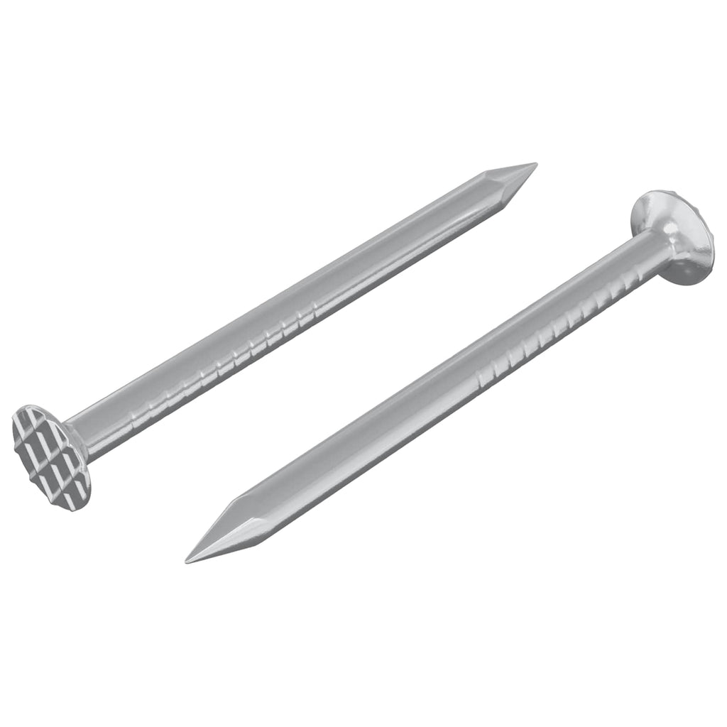 vidaXL Gwoździe do drewna 2 pcs Srebrny Ø 3 x 15 mm Metal