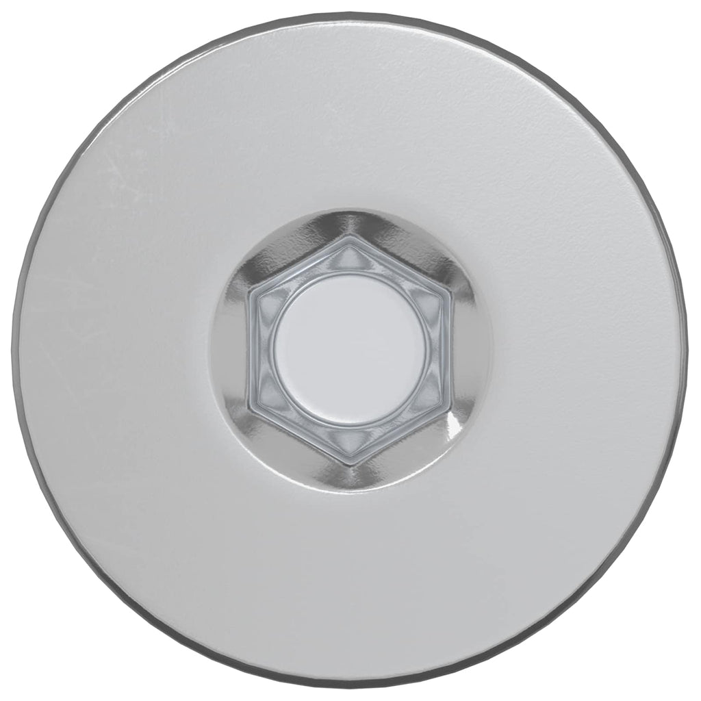 vidaXL Śruby confirmat 5000 pcs Srebrny Metal