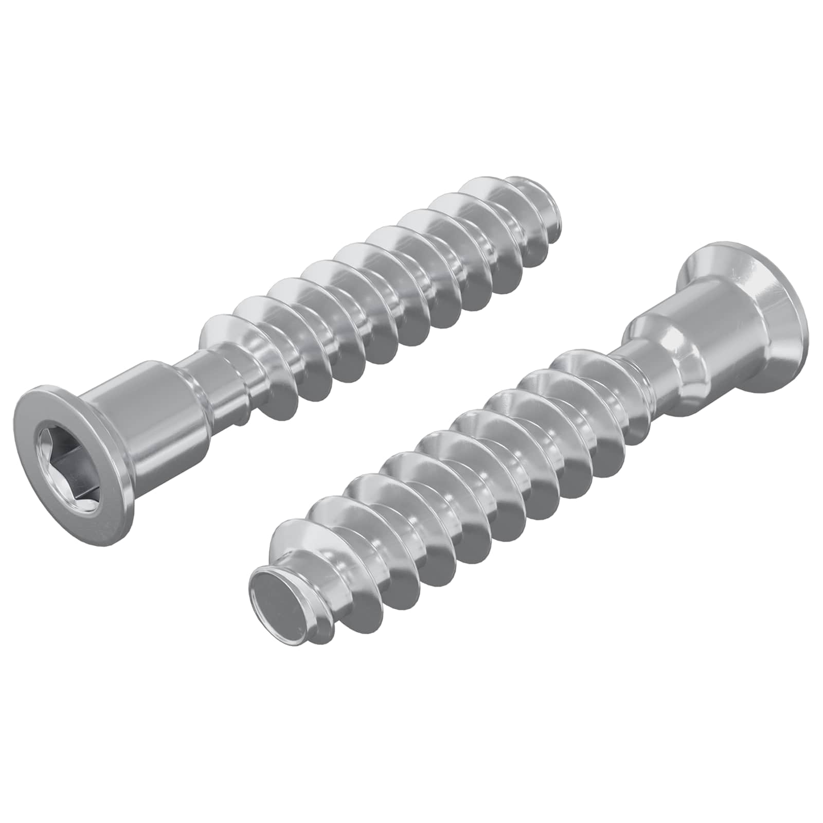 vidaXL Śruba z główką kapeluszową 2 pcs Srebrny M7 x 40 mm Stal