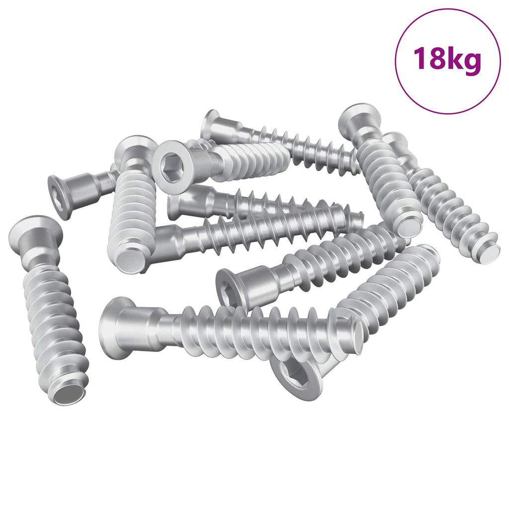 vidaXL Śruba z główką kapeluszową 2900 pcs Srebrny Stal