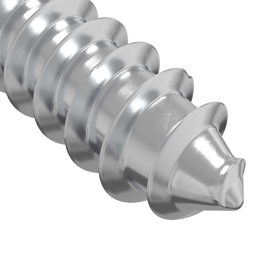 vidaXL Wkręty Drewniane 2 pcs Srebrny M6 x 70 mm Stal