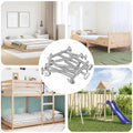 vidaXL Wkręty Drewniane 1350 pcs Srebrny Stal