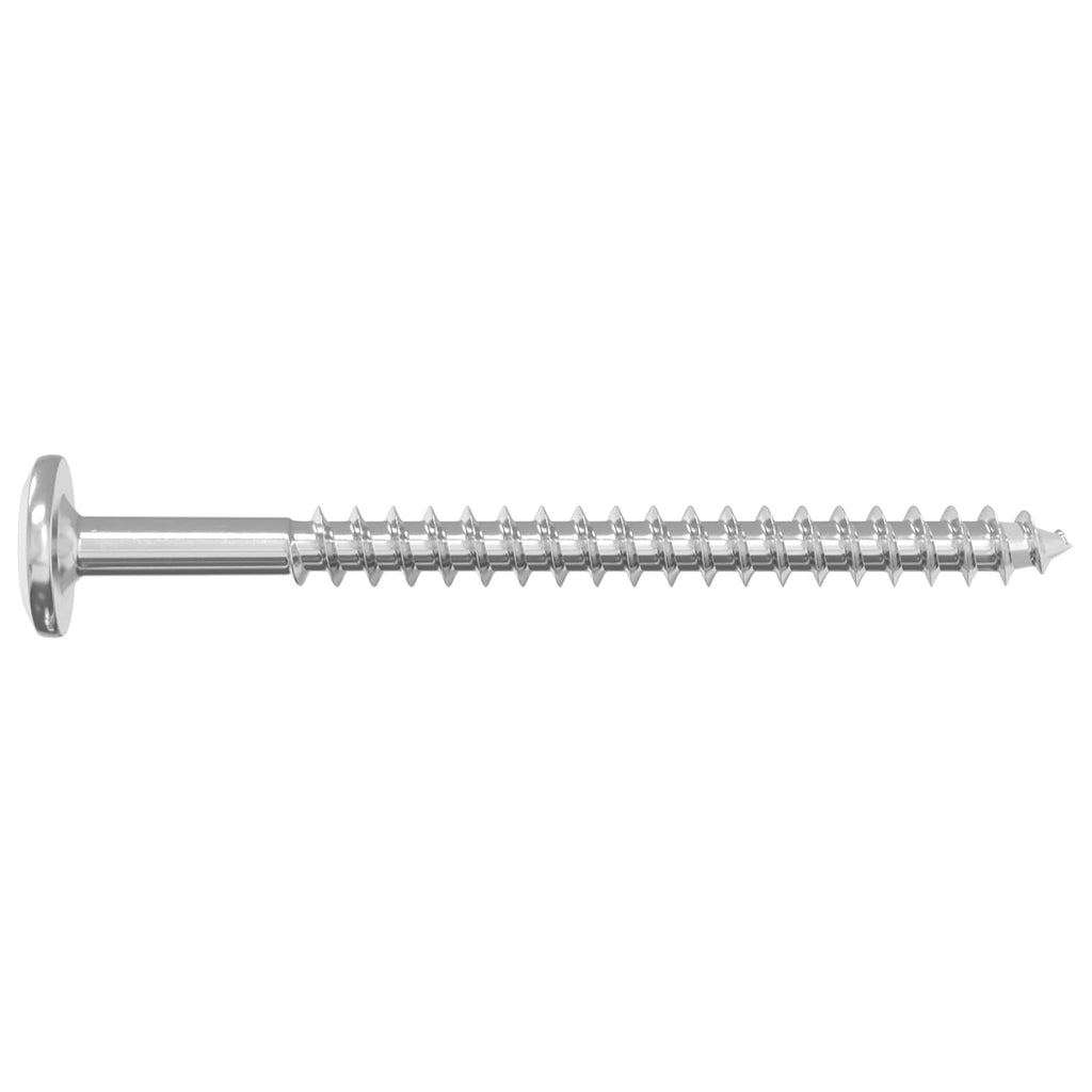 vidaXL Wkręty Drewniane 1900 pcs Srebrny Stal