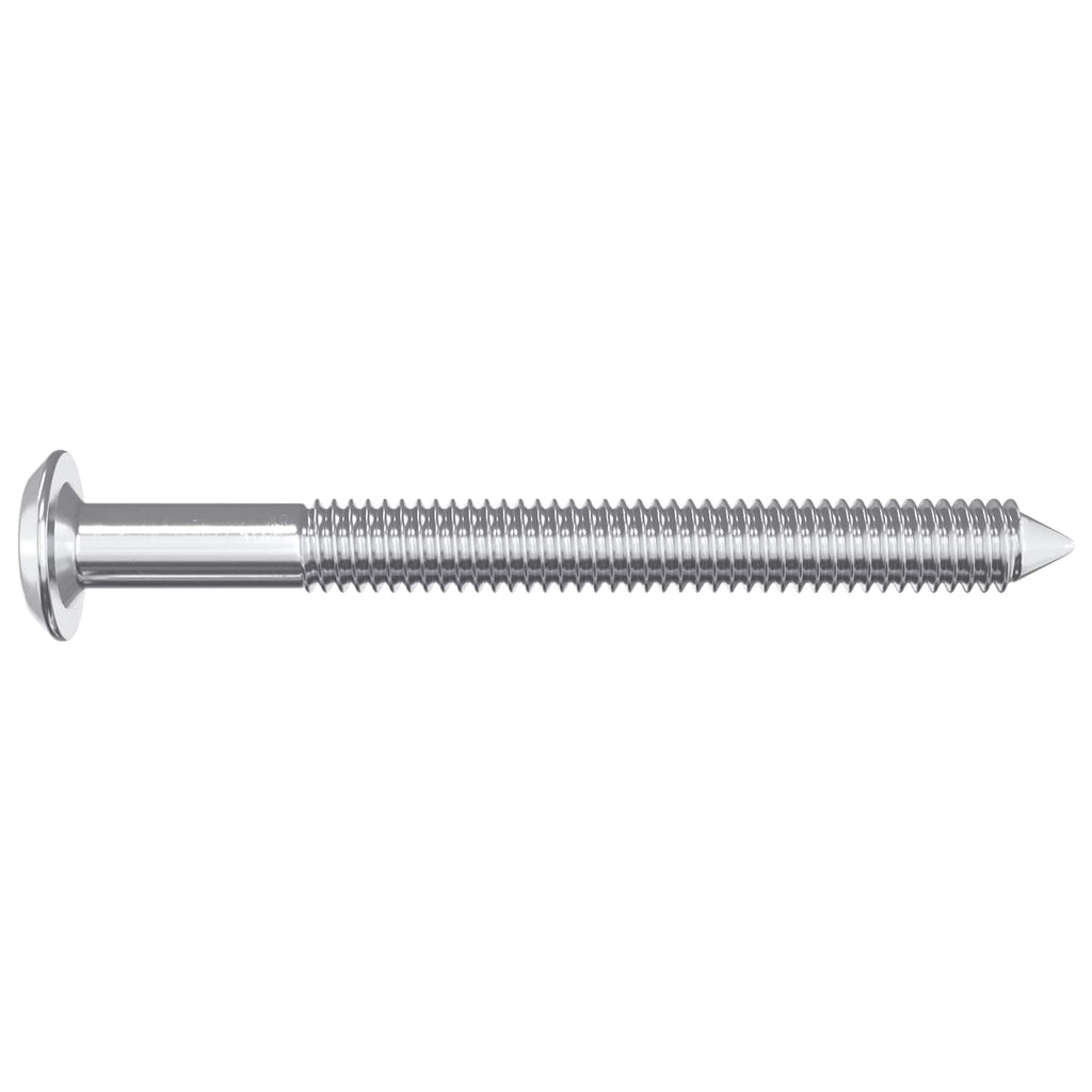 vidaXL Śruby meblowe 12 pcs Srebrny M6 x 60 mm Stal
