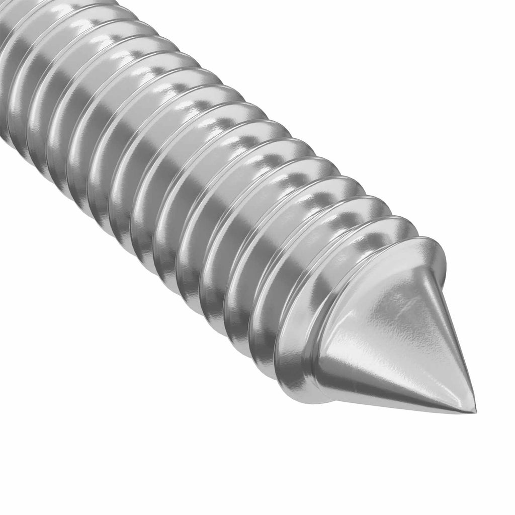vidaXL Śruby meblowe 12 pcs Srebrny M6 x 70 mm Stal