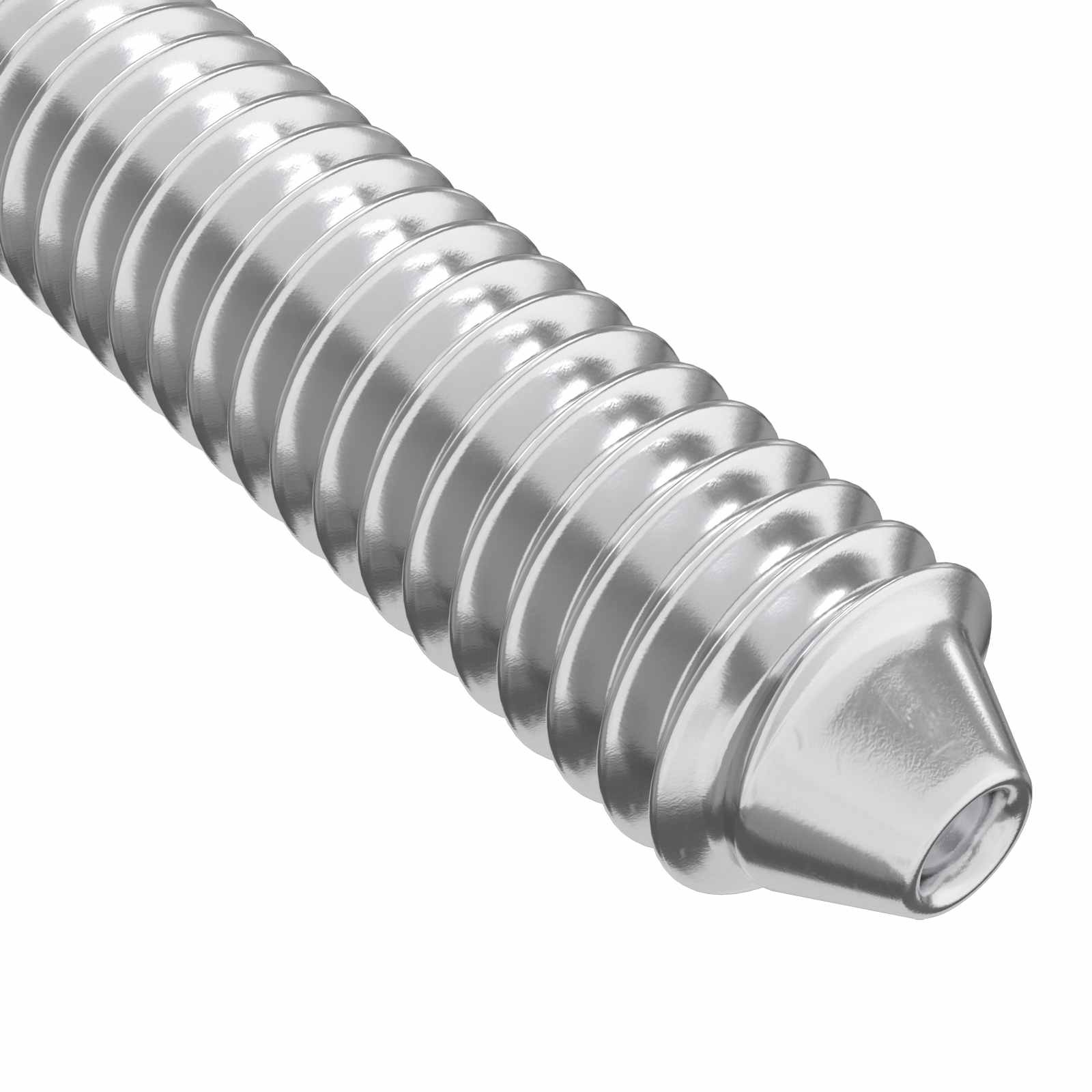 vidaXL Śruby meblowe 2 pcs Srebrny M6 x 120 mm Stal