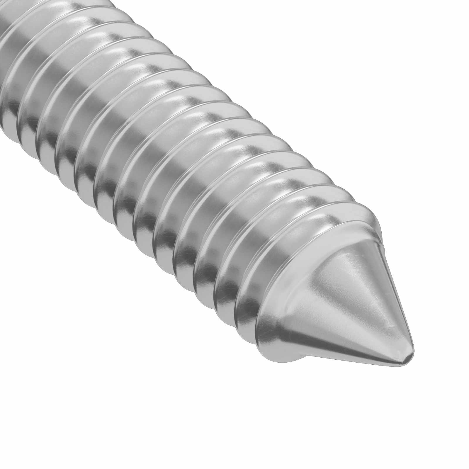 vidaXL Śruba 2 pcs Srebrny M6 x 50 mm Stal