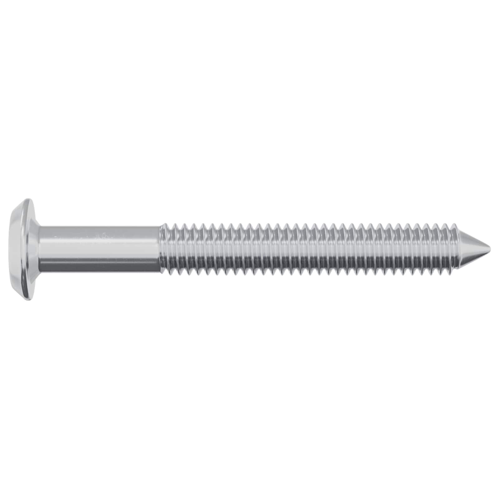 vidaXL Śruba 1800 pcs Srebrny M6 x 50 mm Stal