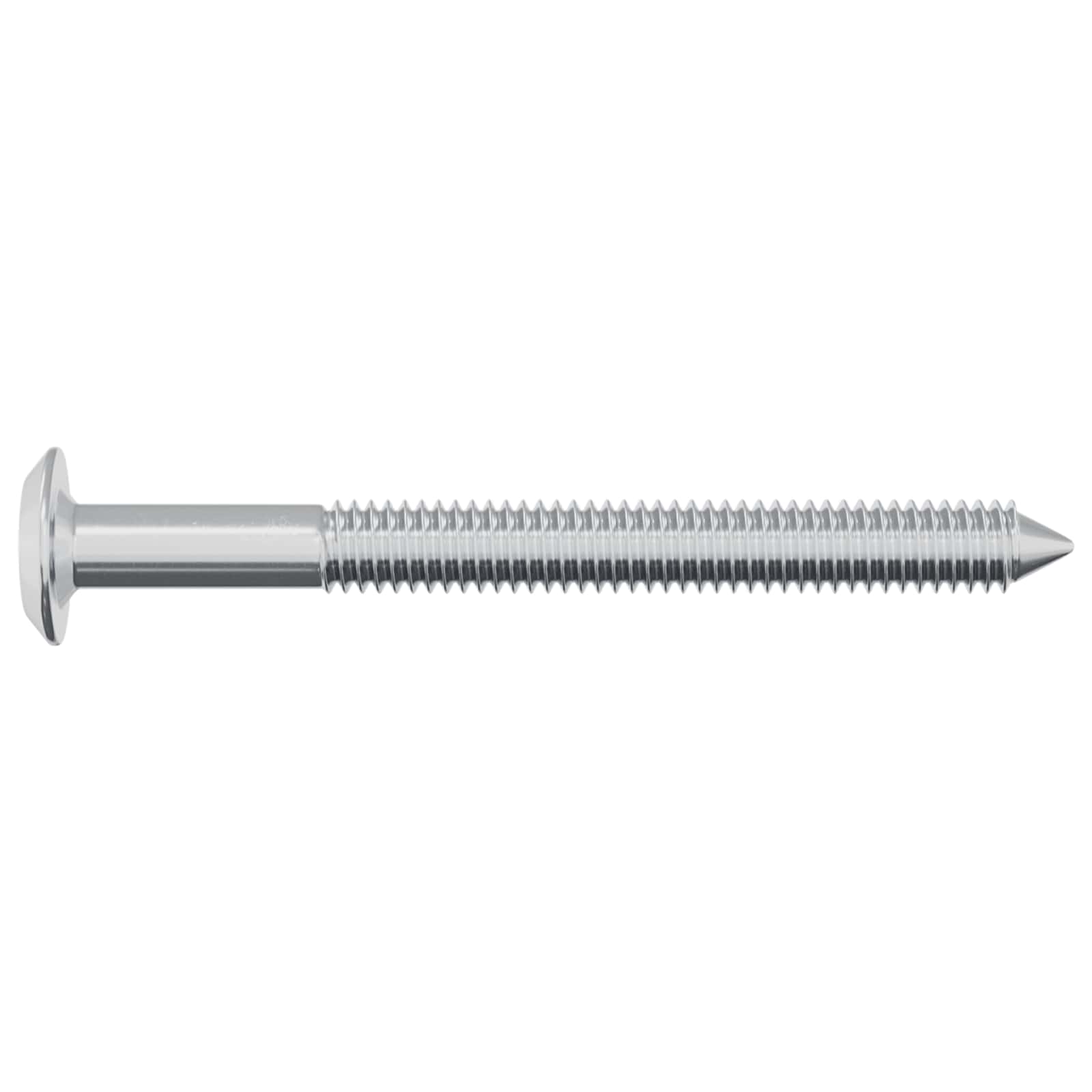 vidaXL Śruba 2 pcs Srebrny M6 x 60 mm Stal