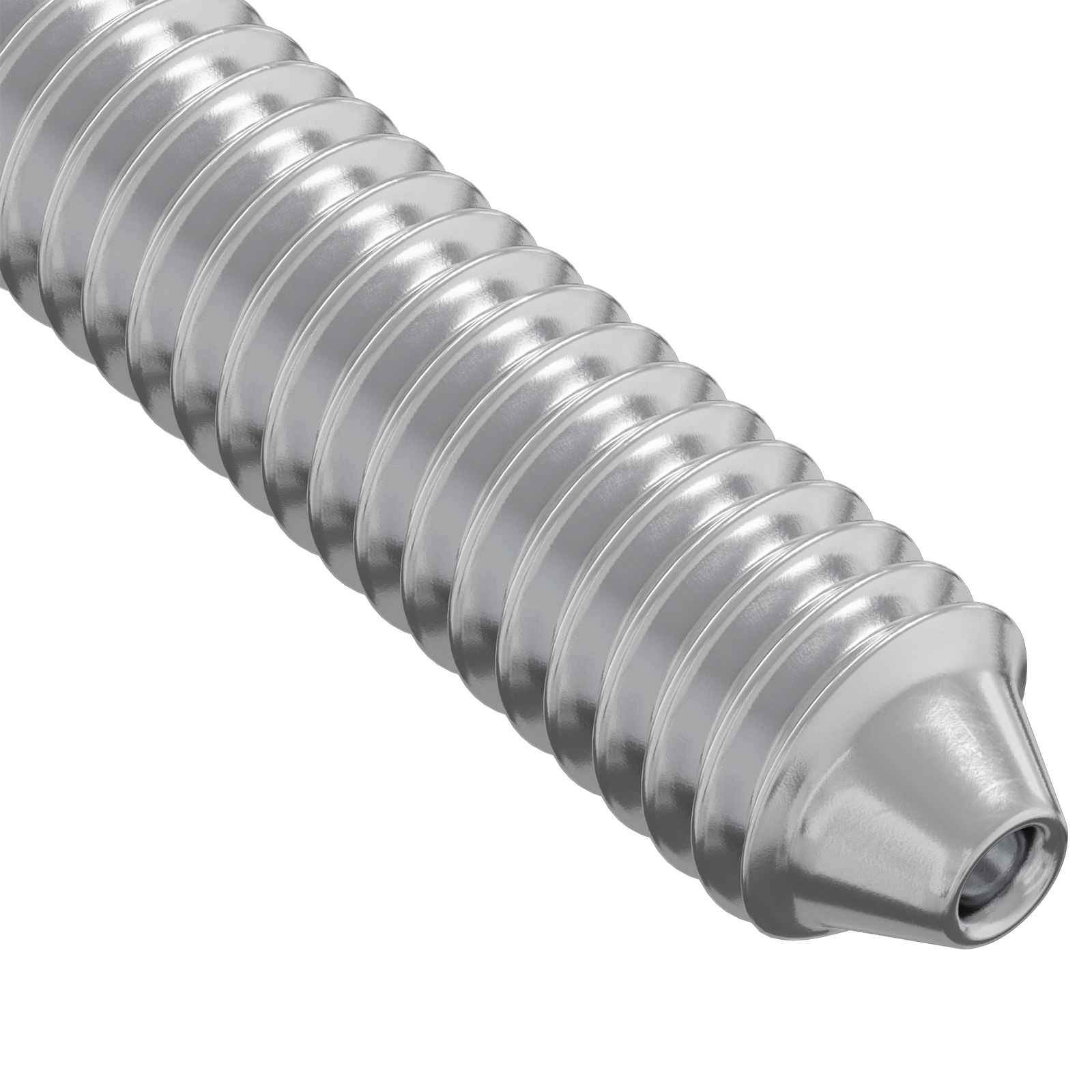 vidaXL Śruba 2 pcs Srebrny M6 x 120 mm Stal