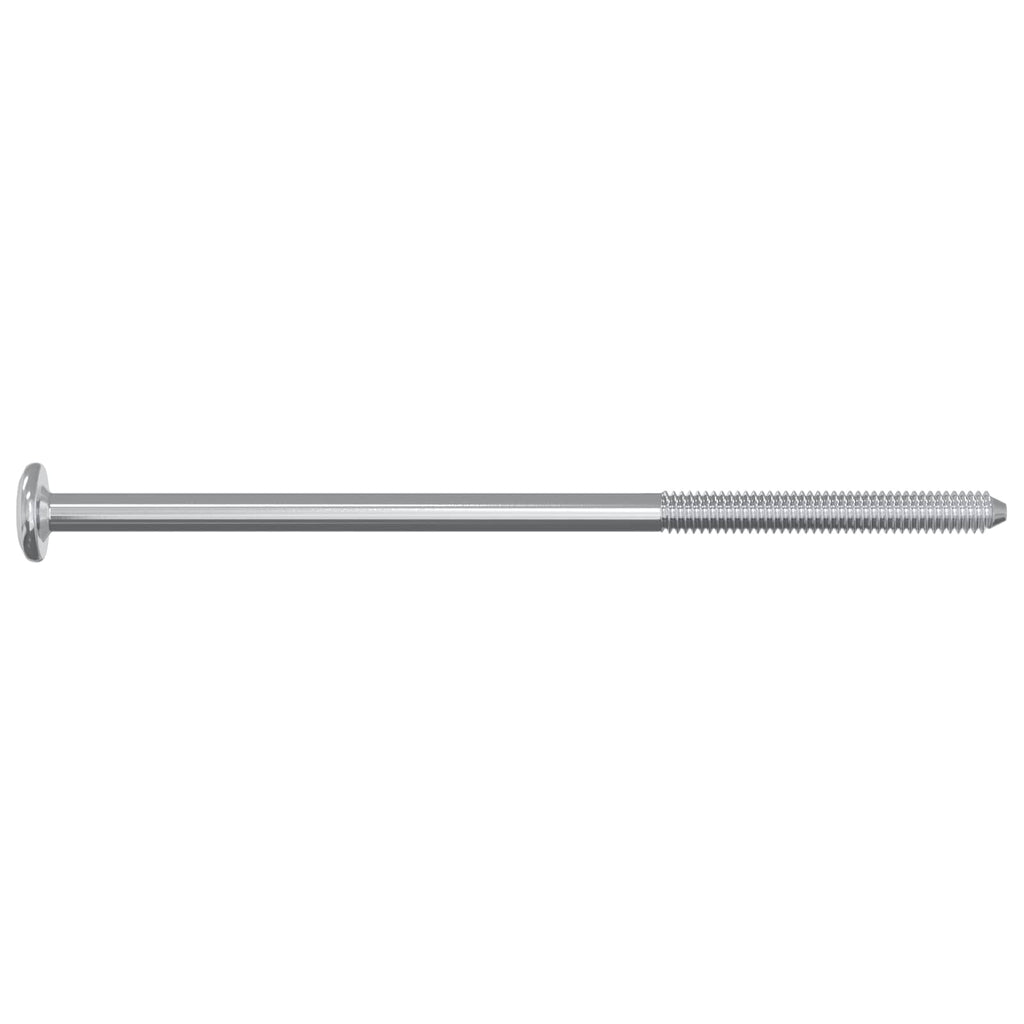 vidaXL Śruba 2 pcs Srebrny M6 x 120 mm Stal