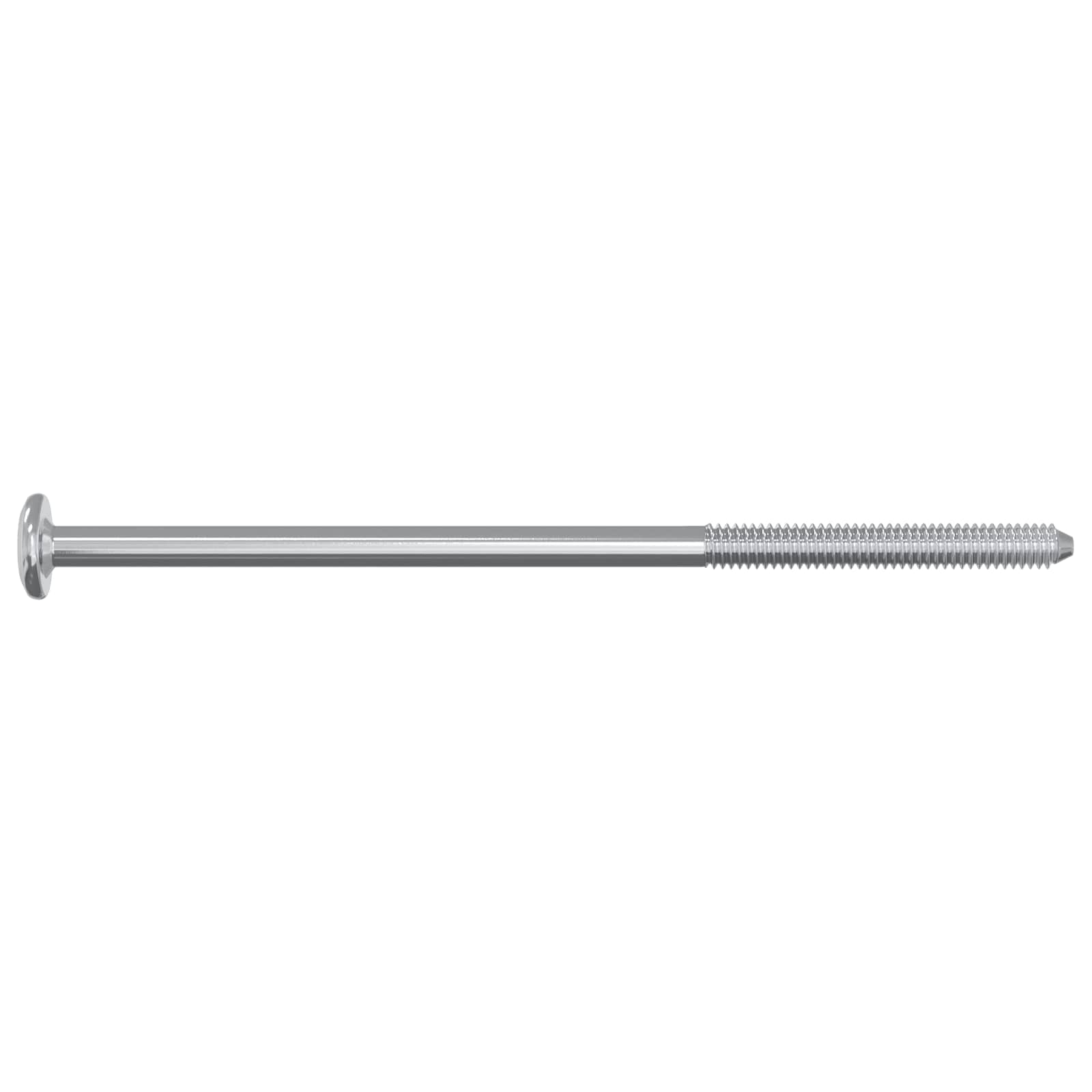 vidaXL Śruba 2 pcs Srebrny M6 x 120 mm Stal