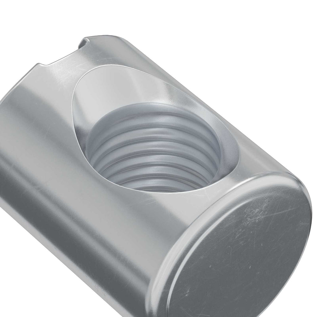 vidaXL Nakrętki Barrel 2 pcs Srebrny M6 x 13 mm Metal