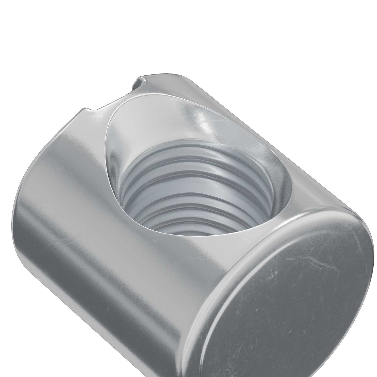 vidaXL Nakrętki Barrel 2 pcs Srebrny M6 x 12 mm Metal