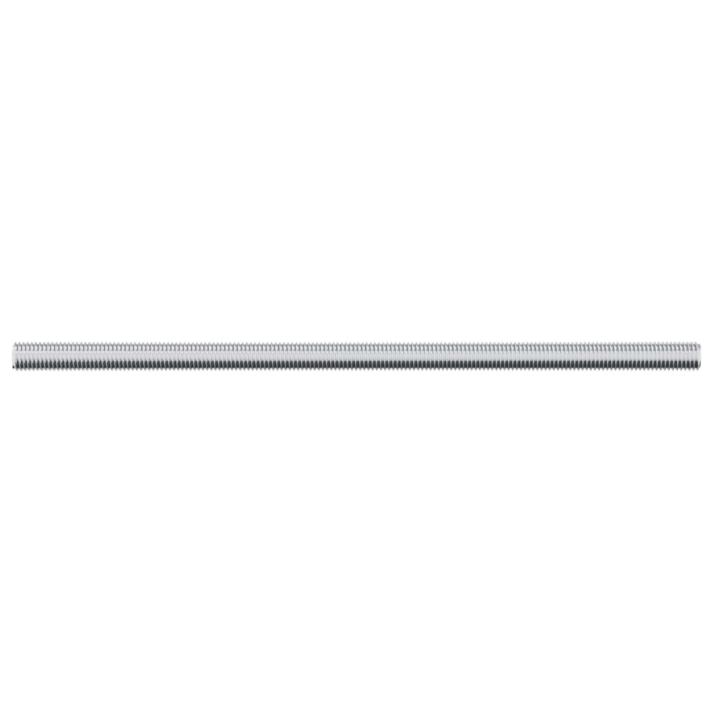 vidaXL Rura gwintowana 2 pcs Srebrny 6 x 135 mm Stal
