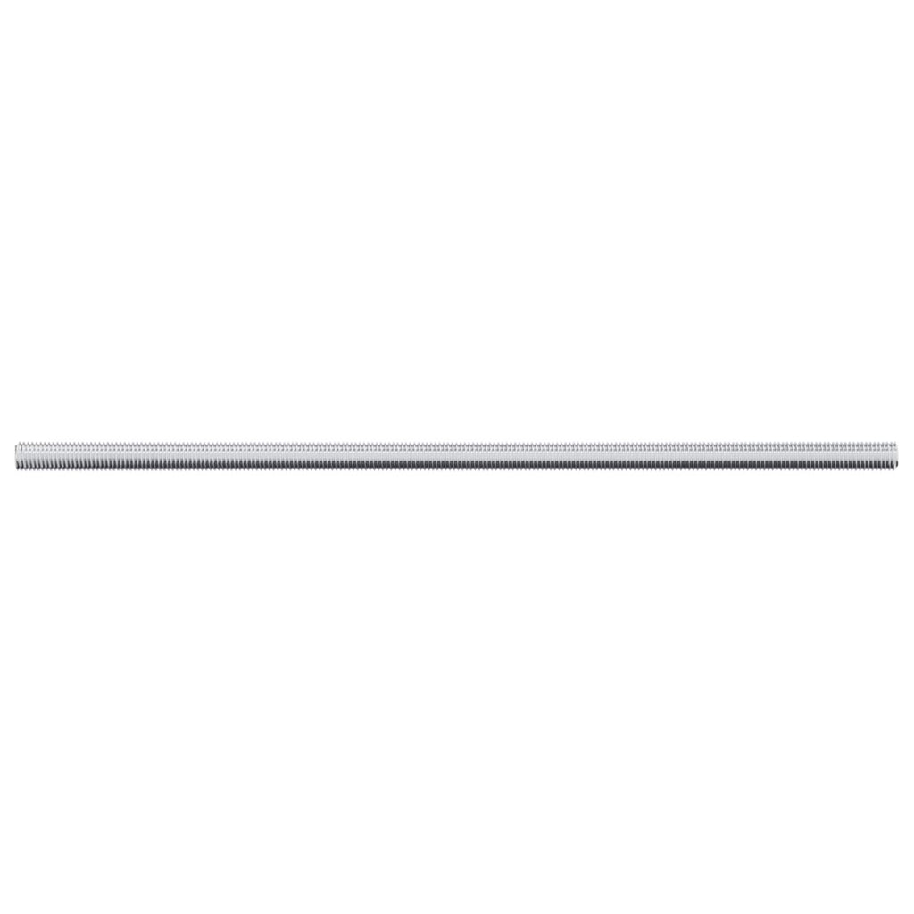 vidaXL Rura gwintowana 12 pcs Srebrny 6 x 170 mm Stal