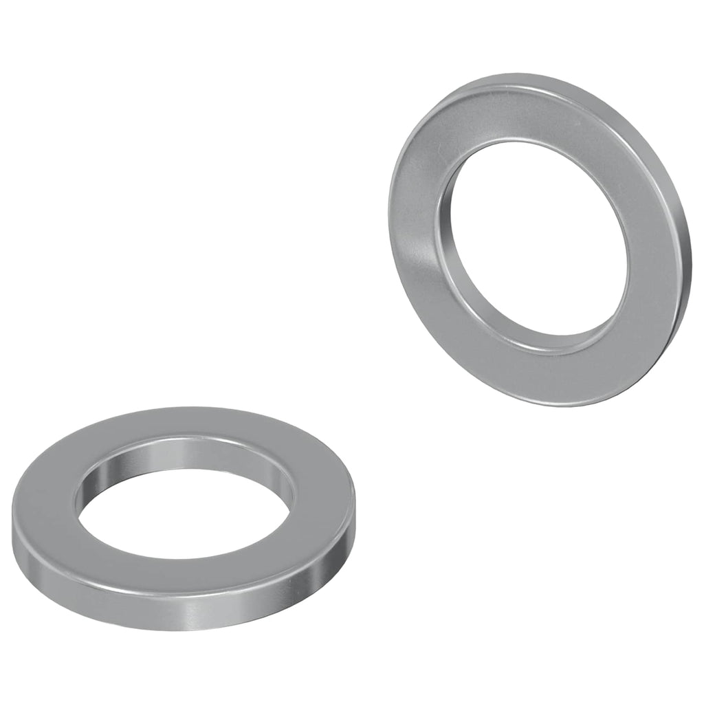 vidaXL Podkładki 2 pcs Srebrny 10 x 10 x 1,2 mm Stal