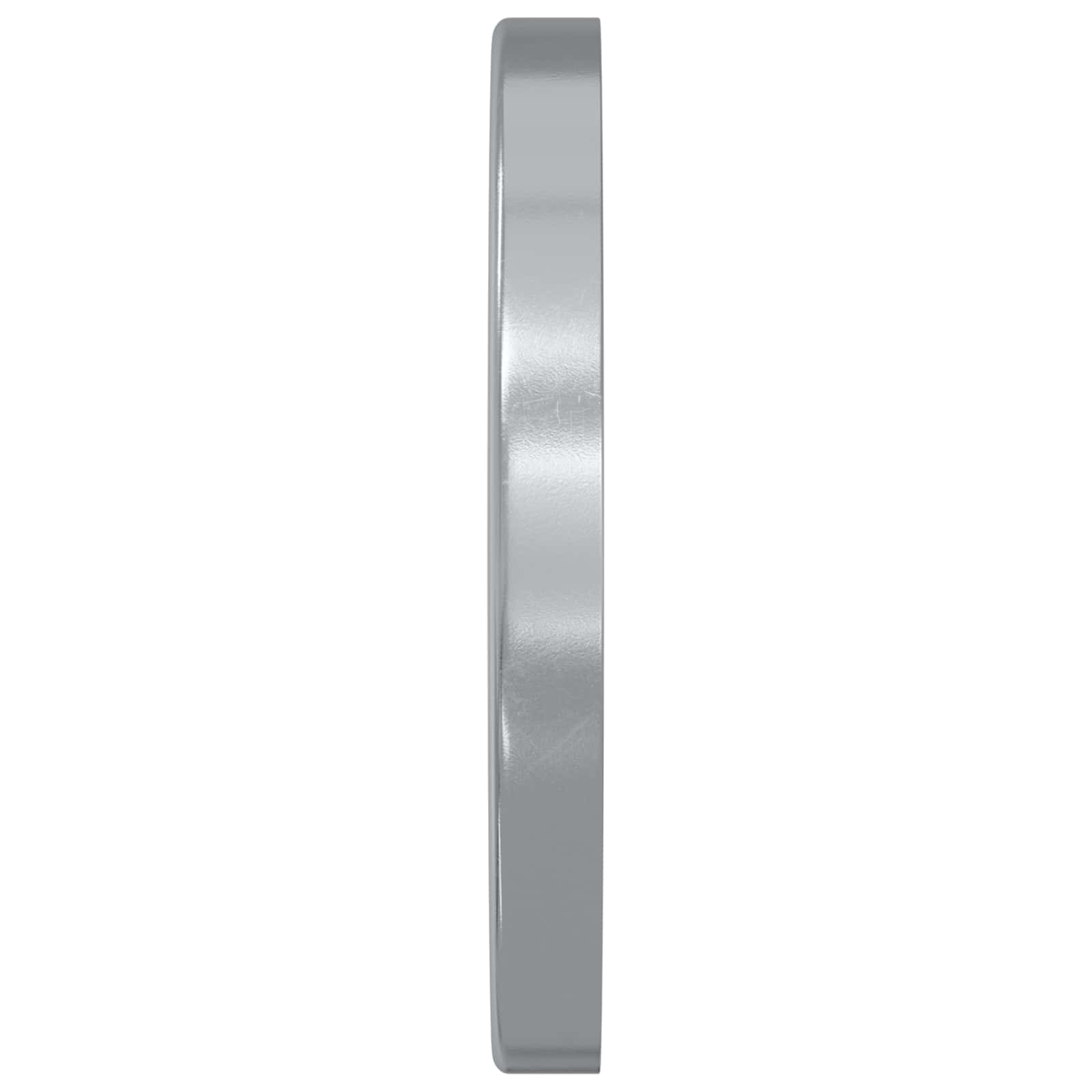 vidaXL Podkładki 12 pcs Srebrny 10 x 10 x 1,2 mm Żelazo